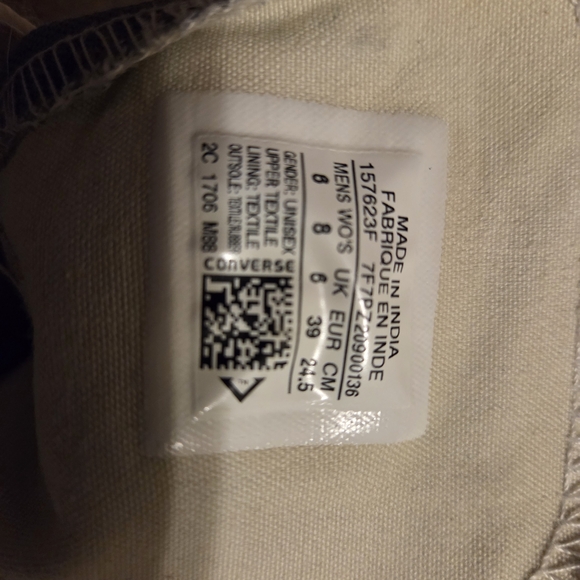 Converse Gray High-Top Sneakers - Picture 5 of 5